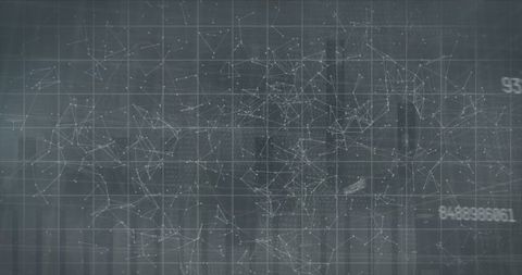 Digital network cybersecurity with data visualization