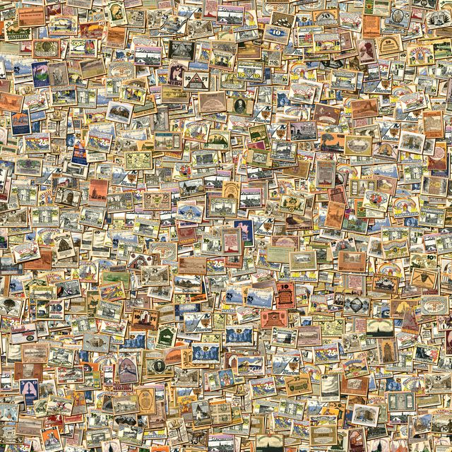 Massive Collection of Vintage Postcards Collage - Download Free Stock Photos Pikwizard.com
