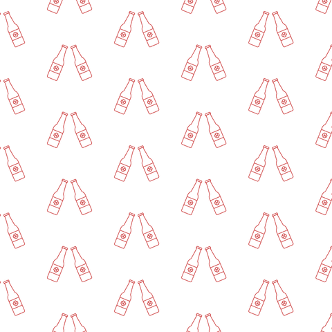 Red Bottle Pattern Design on Transparent Background - Download Free Stock Videos Pikwizard.com