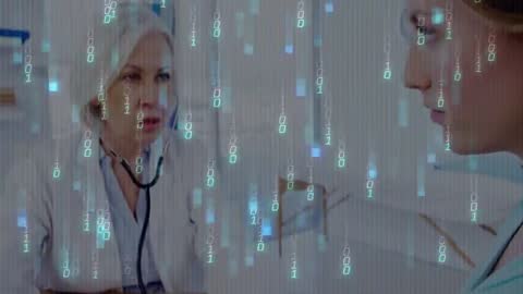 Doctor Monitoring with Binary Code Data Overlay