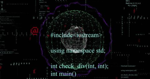 Global Data Processing over Digital Interface and Codes - Download Free Stock Images Pikwizard.com