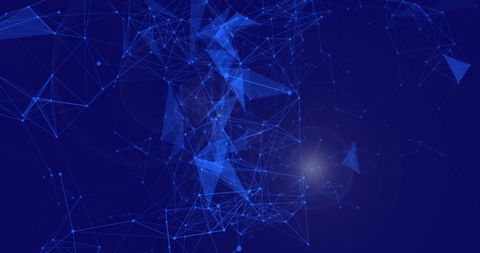 Abstract Blue Digital Network Background Design - Download Free Stock Images Pikwizard.com