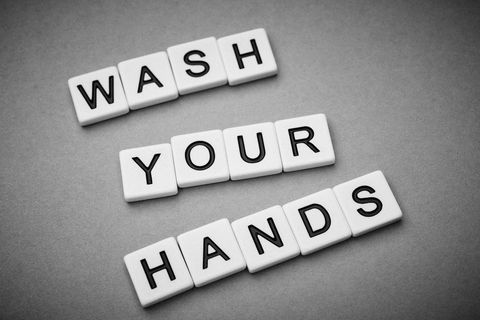 Wash Your Hands Hygiene Awareness Message