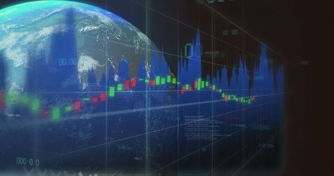 Global Tech Data Visualization with Digital Interface - Download Free Stock Images Pikwizard.com