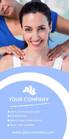 smiling woman receiving care for wellness promotion - Download Free Stock Templates Pikwizard.com