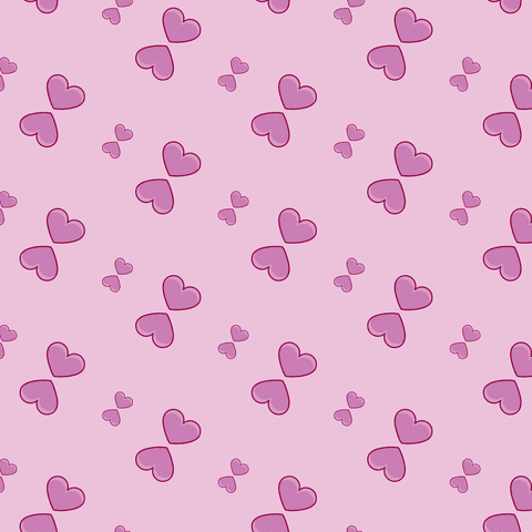 Seamless Pattern of Pink Hearts on Transparent Background - Download Free Stock Videos Pikwizard.com