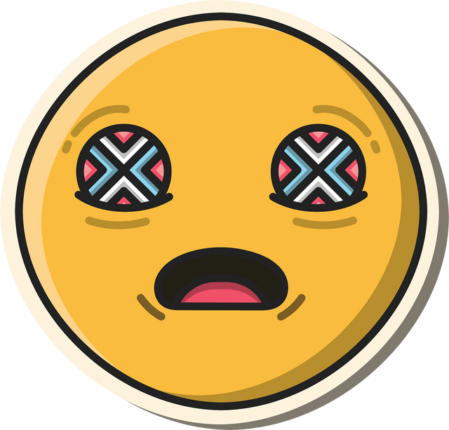 Illustration of Surprised Emoji with Crossed Eyes on Transparent Background - Download Free Stock Videos Pikwizard.com