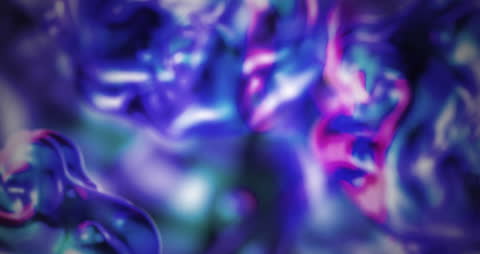 Vibrant Abstract Gradient Digital Waves in Blue Tones