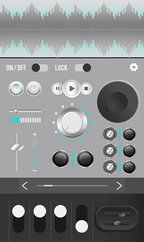 digital sound interface illustration on transparent background - Download Free Stock Videos Pikwizard.com