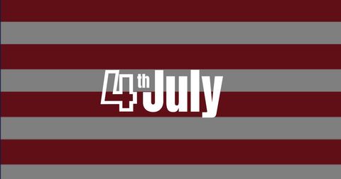 4th July Celebration Banner with American Flag Colors - Download Free Stock Images Pikwizard.com