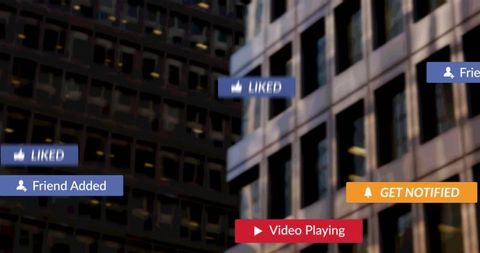 Digital Networking in Urban Environment with Social Media Interaction