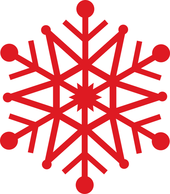 Red Snowflake Illustration on Transparent Background - Download Free Stock Videos Pikwizard.com