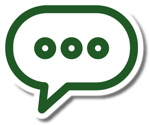Transparent Speech Bubble with Green Outline and Three Dots - Download Free Stock Videos Pikwizard.com