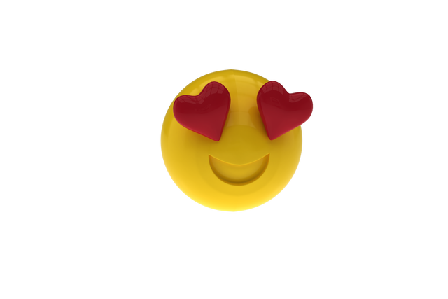 Transparent Heart Eyes Emoji Floating on Transparent Background 3D Render - Download Free Stock Videos Pikwizard.com