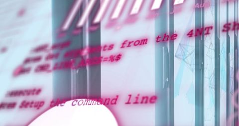 modern programming code over glass building facade reflection - Download Free Stock Images Pikwizard.com