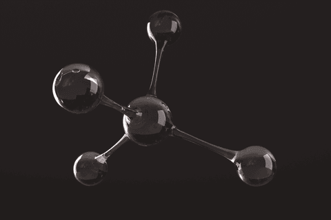 Black Transparent Molecule Structure on Dark Background - Download Free Stock Videos Pikwizard.com