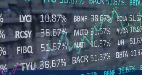 Digital Financial Data Interface Display - Download Free Stock Images Pikwizard.com