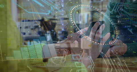 Smartphone Payment with Digital Interface Overlay