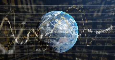 Global Financial Data and Stock Market Analysis Around Earth - Download Free Stock Images Pikwizard.com