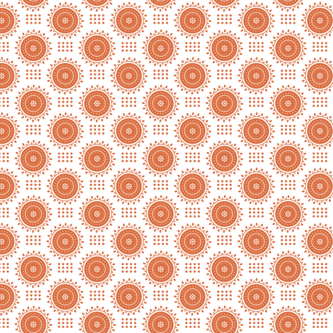Seamless Geometric Pattern with Red Circular Shapes on Transparent Background - Download Free Stock Videos Pikwizard.com