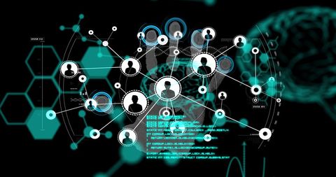Innovative Biometric Data Connectivity and Technology Concept - Download Free Stock Images Pikwizard.com