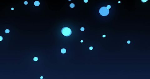 Glowing Blue Dots against Dark Background Animation - Download Free Stock Images Pikwizard.com