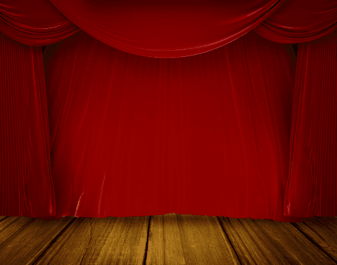 red theater curtains with wooden stage transparent background - Download Free Stock Videos Pikwizard.com