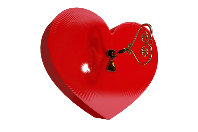 Red Heart with Key Illustration on Transparent Background - Download Free Stock Videos Pikwizard.com