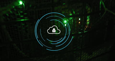 Cybersecurity Lock on Cloud Data Technology