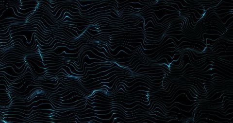 Abstract Digital Blue Waves on Black Background - Download Free Stock Images Pikwizard.com