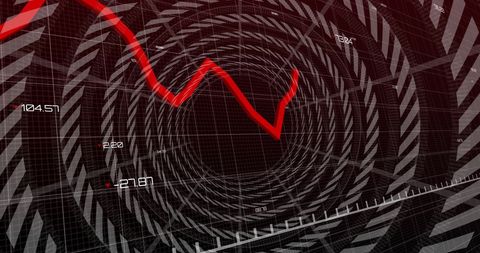dynamic data visualization of financial market trends - Download Free Stock Images Pikwizard.com
