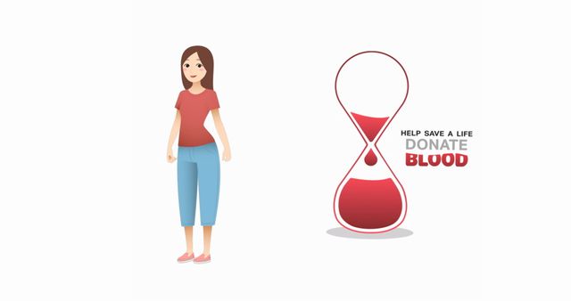 Blood Donation Concept with Young Woman and Donate Blood Text - Download Free Stock Images Pikwizard.com