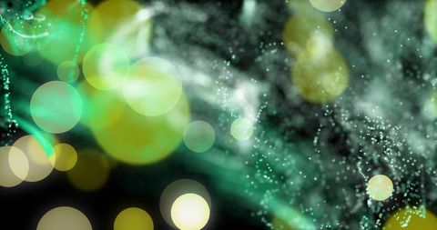 Futuristic digital sphere composition with motion effects