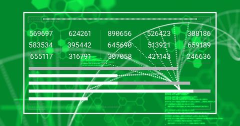 Data Digitization with DNA Strand and Chemical Formula - Download Free Stock Images Pikwizard.com