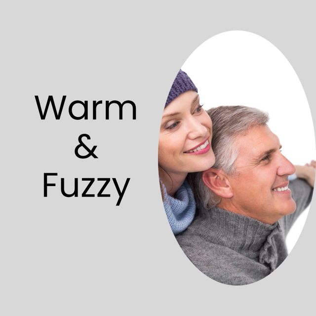 Joyful Couple Embracing Winter Warmth - Download Free Stock Templates Pikwizard.com