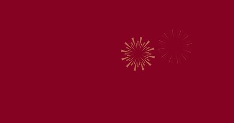 Chinese New Year Firework Celebration on Red Background - Download Free Stock Images Pikwizard.com
