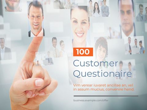 boost customer engagement with interactive questionnaire template - Download Free Stock Templates Pikwizard.com