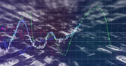 Abstract Financial Data Graphics Illustrating Analysis - Download Free Stock Images Pikwizard.com