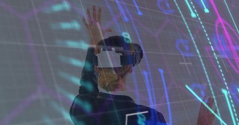 VR Technology and Data Interaction Concept Landscape - Download Free Stock Images Pikwizard.com