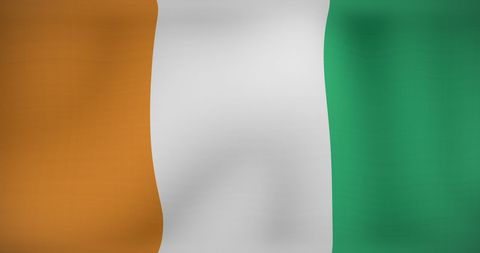 Ivory Coast National Flag Waving in the Wind - Download Free Stock Images Pikwizard.com