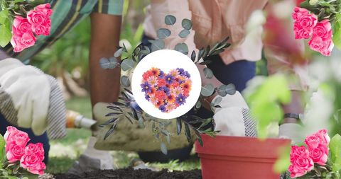 Garden Bonding: Family Planting Love and Flowers