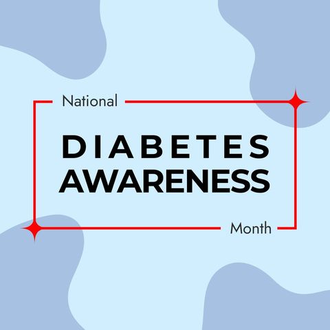 national diabetes awareness month educational poster design - Download Free Stock Templates Pikwizard.com