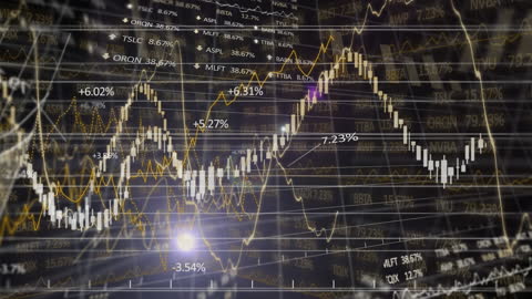 Dynamic Financial Data Analysis with Graphs and Percentages