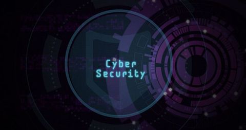 Digital interface highlighting cybersecurity concept