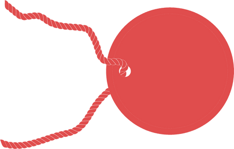 minimalistic transparent red label with twine string - Download Free Stock Videos Pikwizard.com