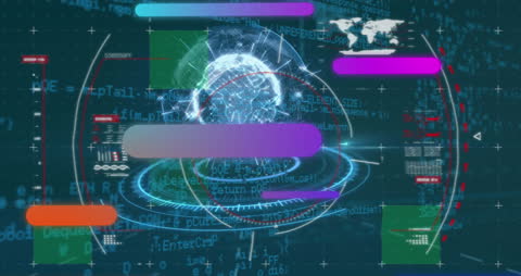 Animated Brain Interface with Digital Data Connections