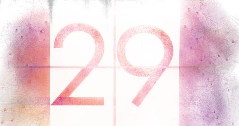 29 Vibrant Calendar Date on Distressed Pink Background - Download Free Stock Images Pikwizard.com