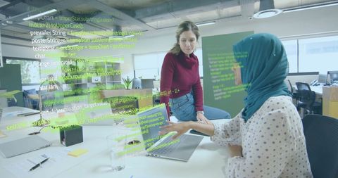 Diverse Team Collaborating on Financial Data