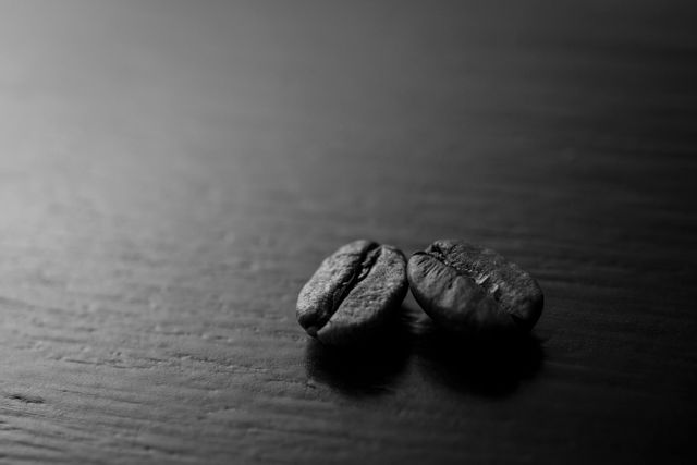 Abstract beans black coffee black and white - Download Free Stock Photos Pikwizard.com