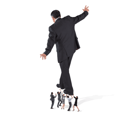 caucasian businessman balancing on team with transparent background - Download Free Stock Videos Pikwizard.com